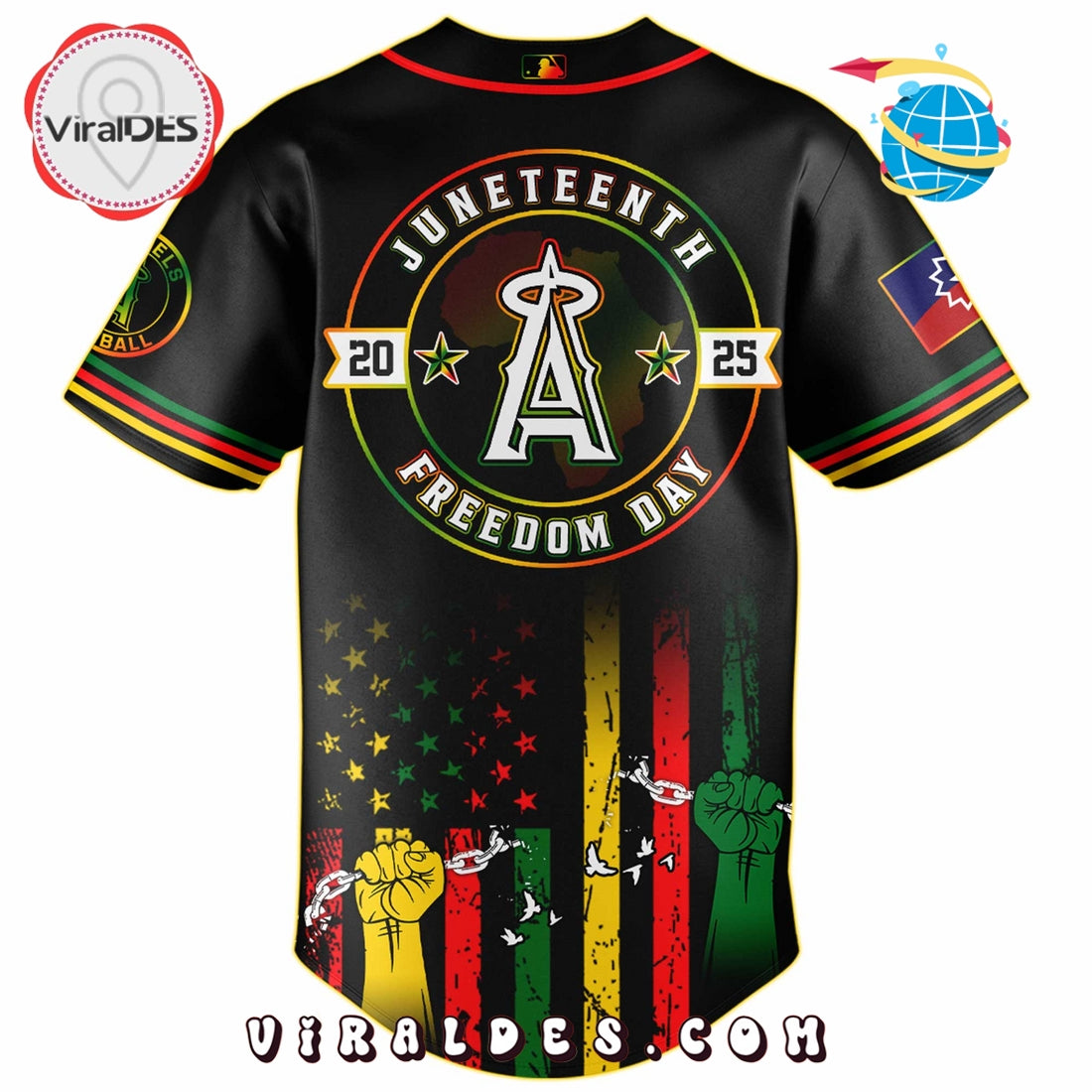 Los Angeles Angels x 2025 Juneteenth Day Jersey