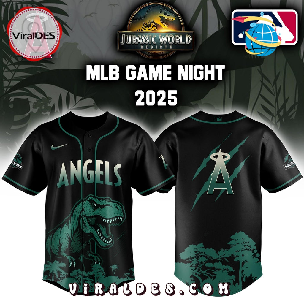 Los Angeles Angels x Jurassic World 2025 Baseball Jersey