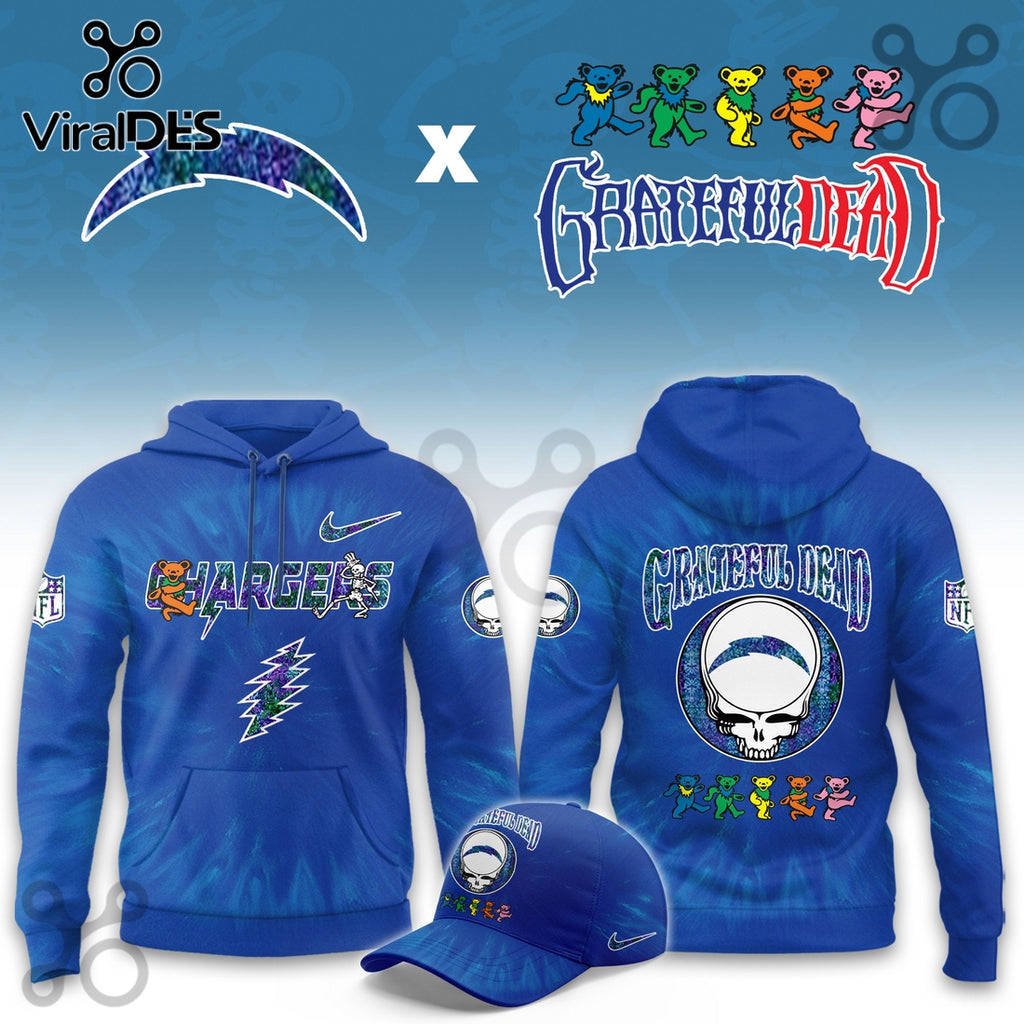 Los Angeles Chargers Grateful Dead Limited Hoodie 2025
