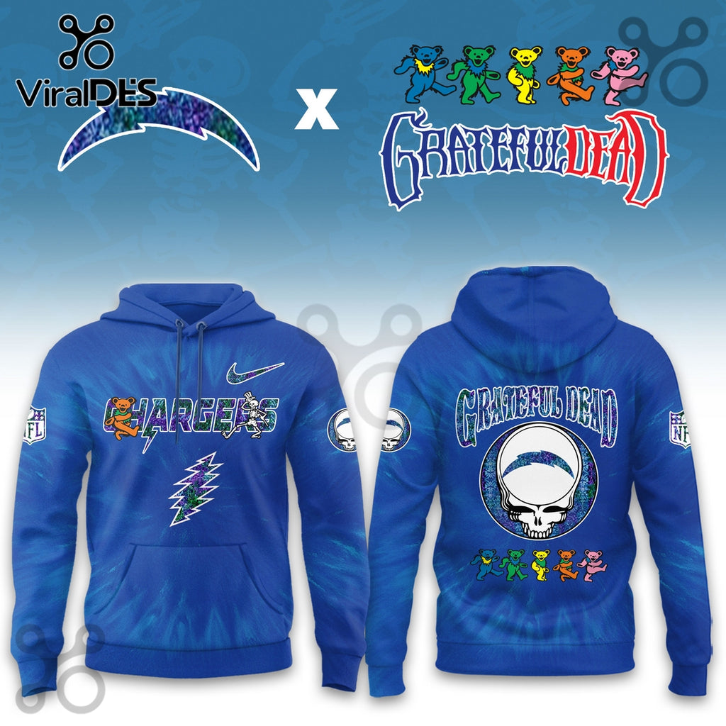 Los Angeles Chargers Grateful Dead Limited Hoodie 2025