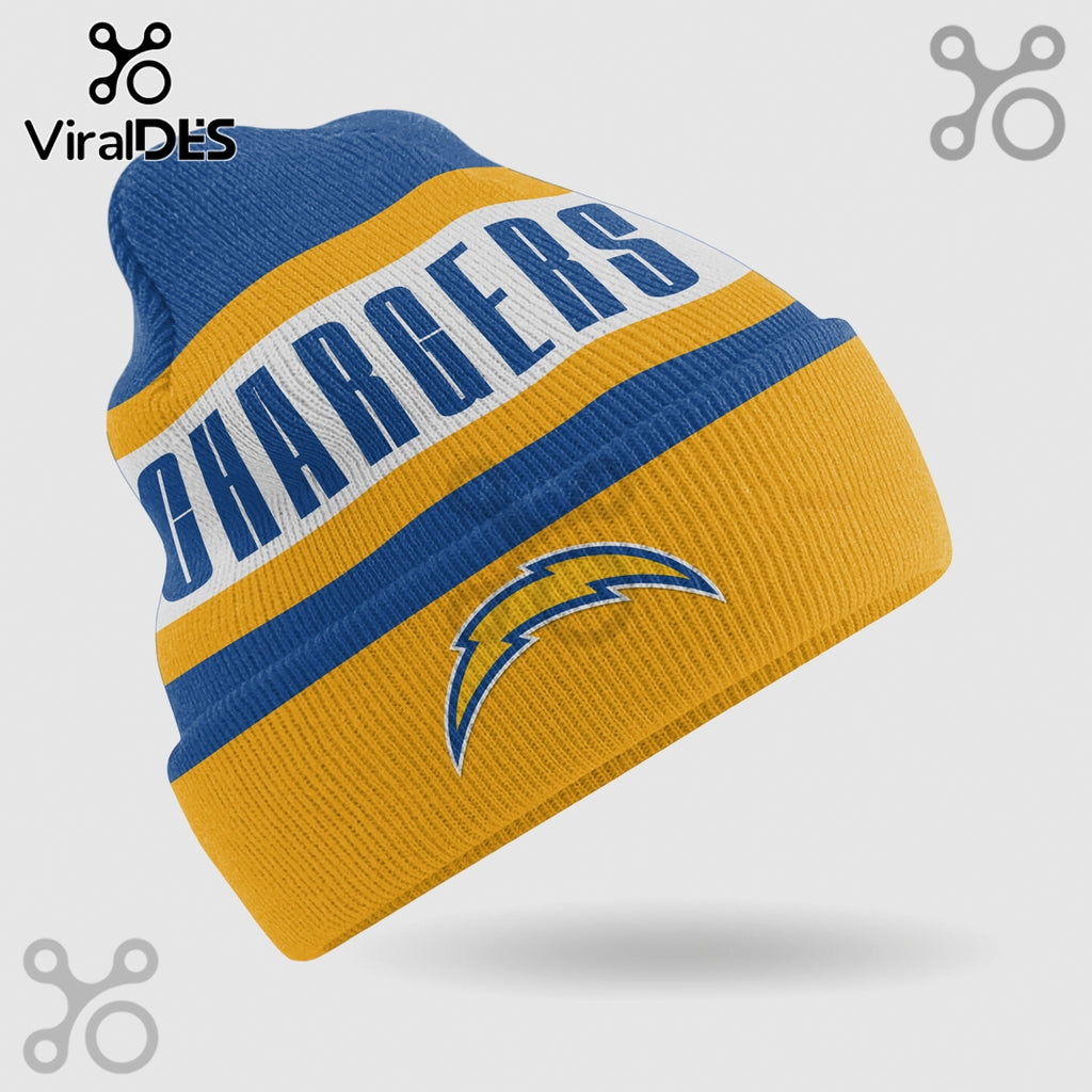 Los Angeles Chargers Team Knit Winter Beanie Hat