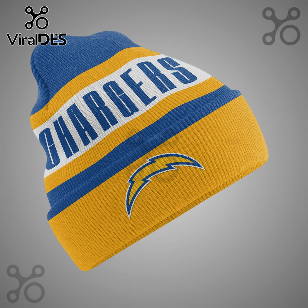 Los Angeles Chargers Team Knit Winter Beanie Hat