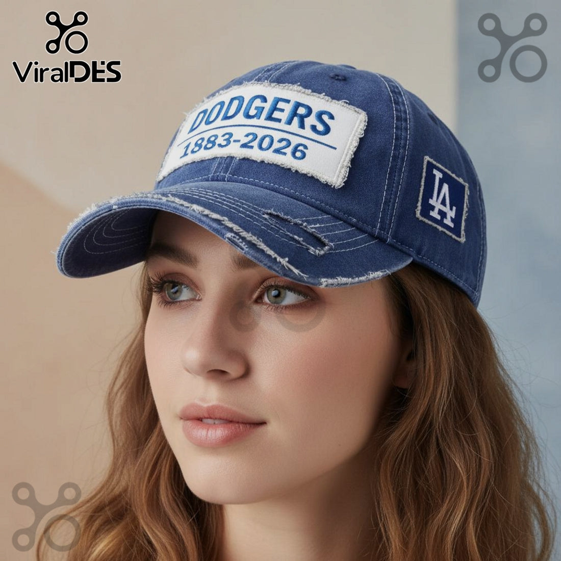 Los Angeles Dodgers 1883-2026 Anniversary Vintage Style Baseball Cap