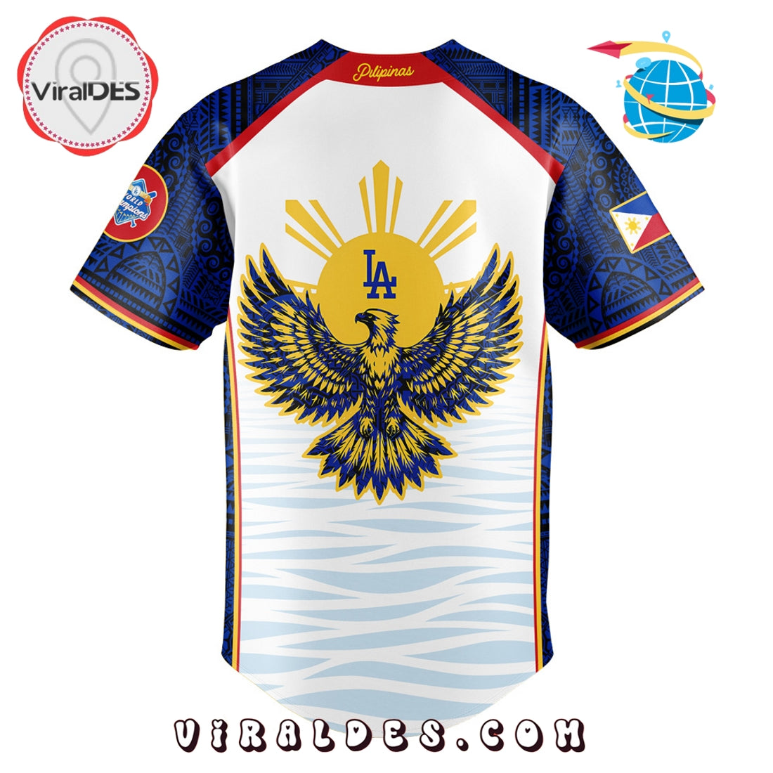 Los Angeles Dodgers 2025 Filipino Heritage Night Baseball Jersey