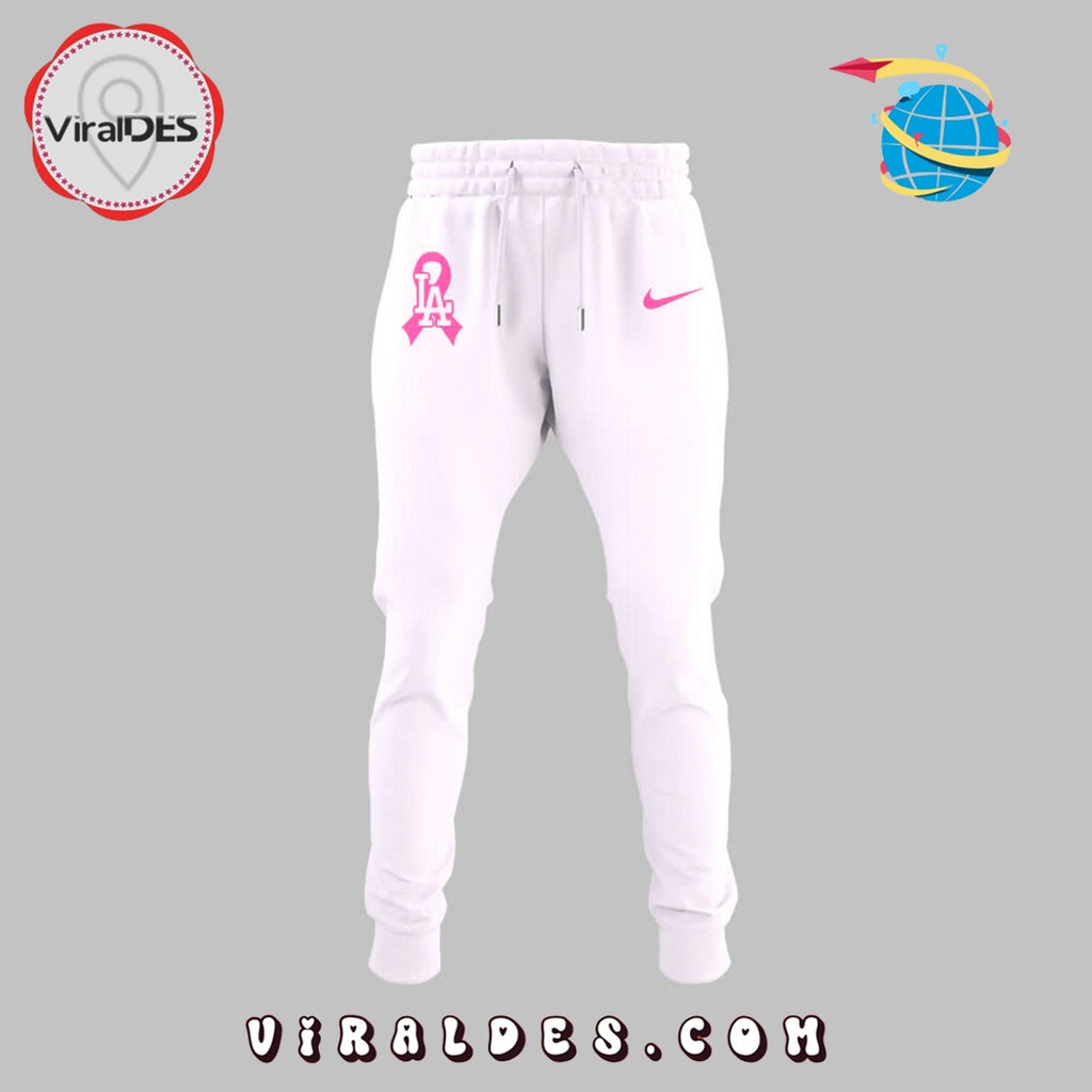 Los Angeles Dodgers Cancer Awareness Night Hoodie, Long Pants