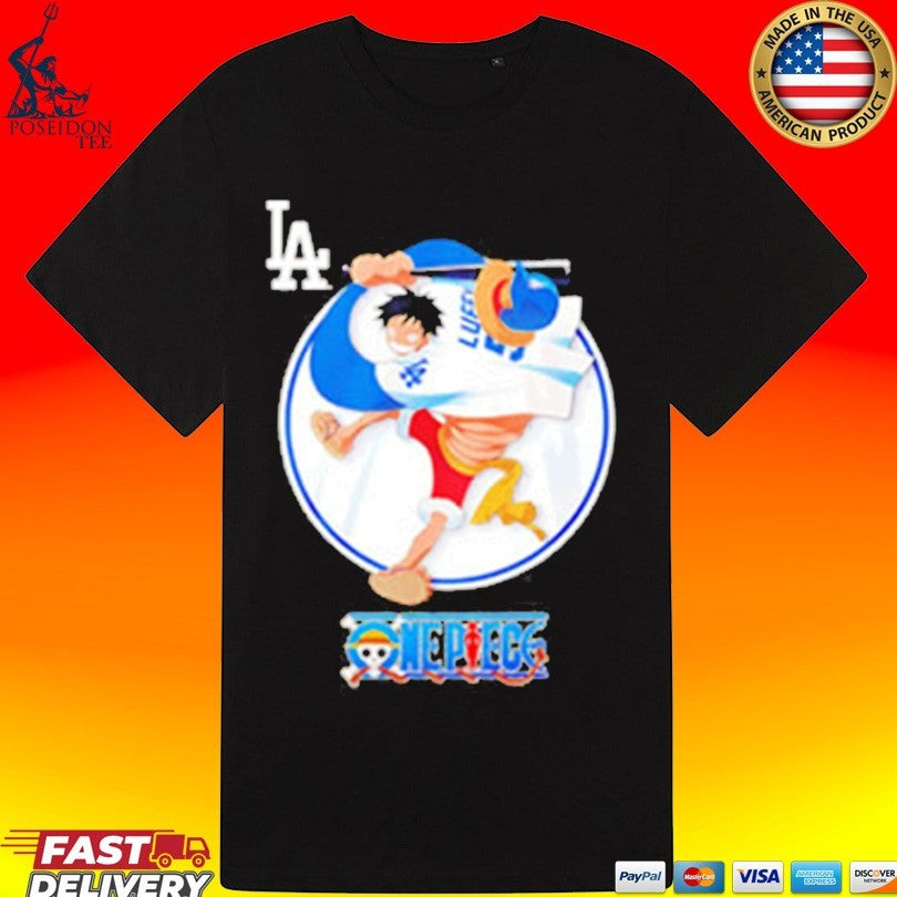 Los Angeles Dodgers Featuring Onepiece Illustration T-shirt