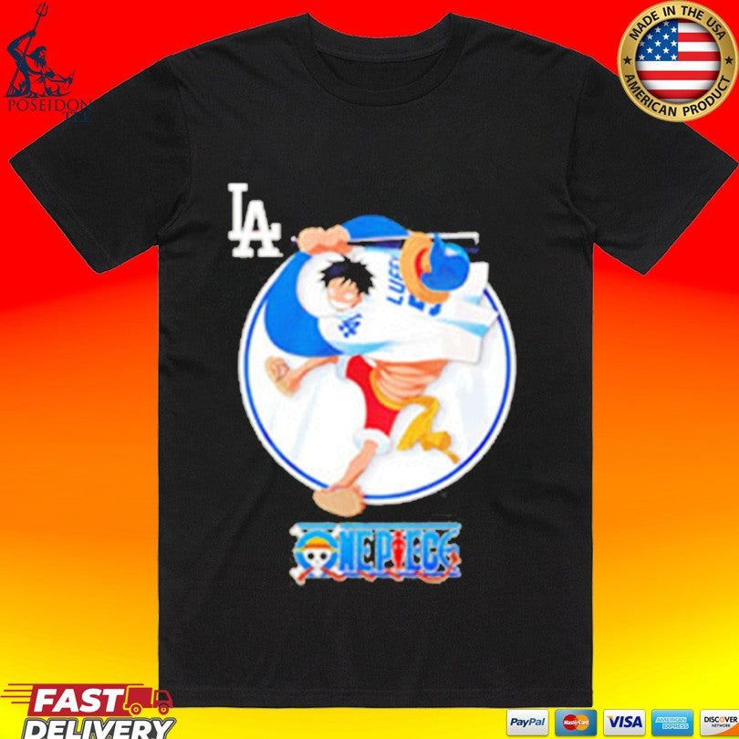 Los Angeles Dodgers Featuring Onepiece Illustration T-shirt