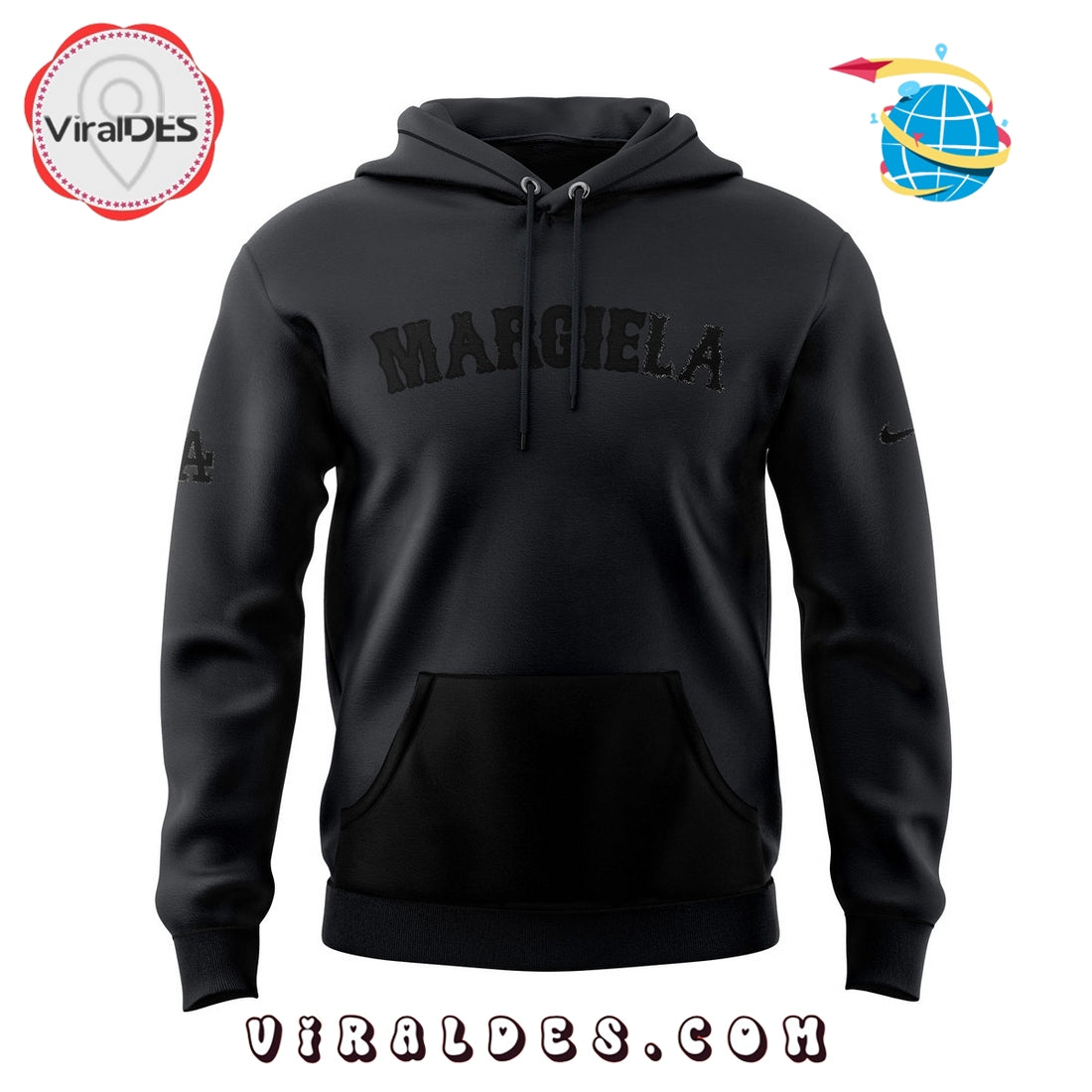 Los Angeles Dodgers Margie LA Black Hoodie