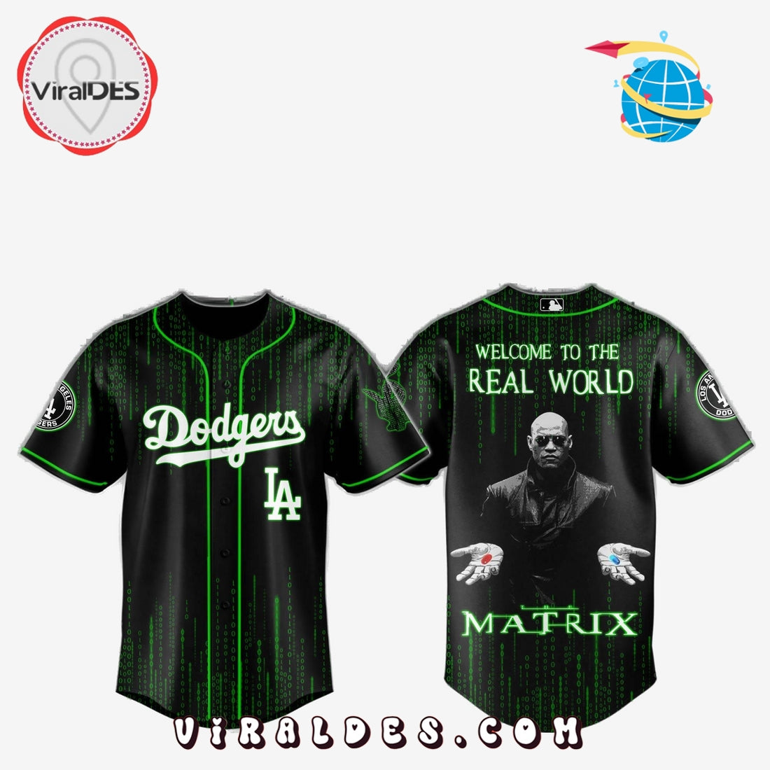 Los Angeles Dodgers MLB The Matrix Baseball Jersey