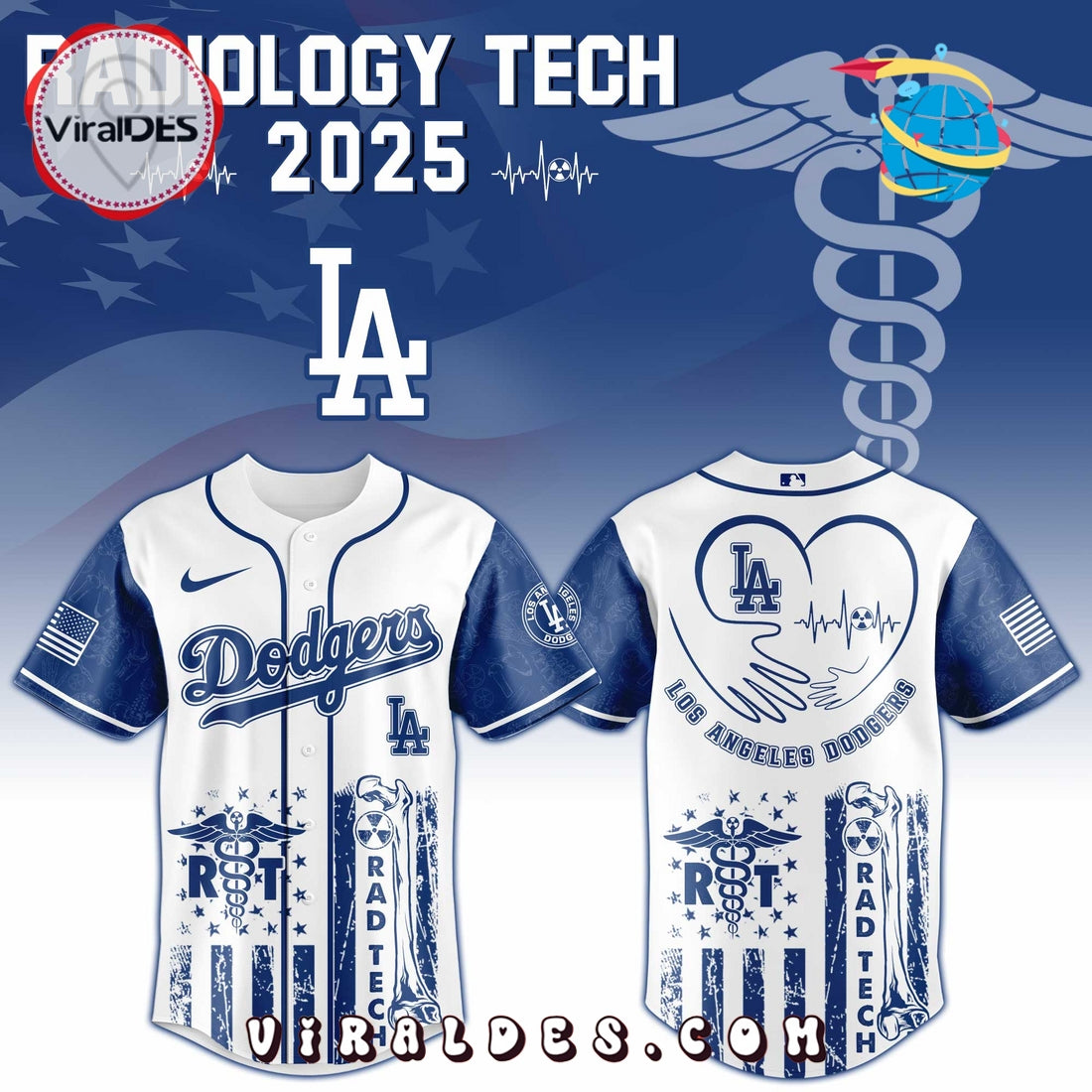 Los Angeles Dodgers MLB x Radiology Tech Night 2025 Jersey