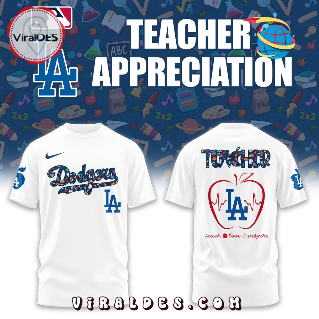 Los Angeles Dodgers Teacher Night Custom Hoodie
