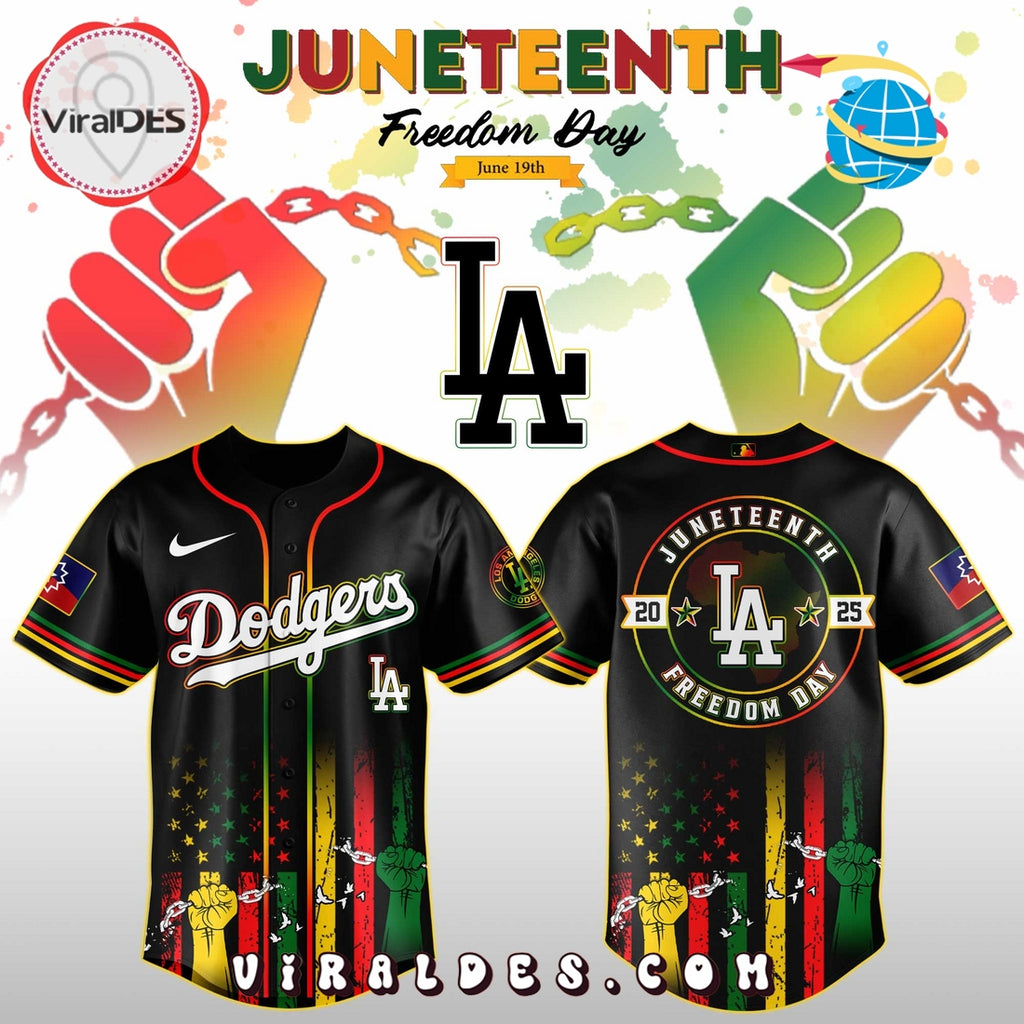Los Angeles Dodgers x 2025 Juneteenth Day Jersey