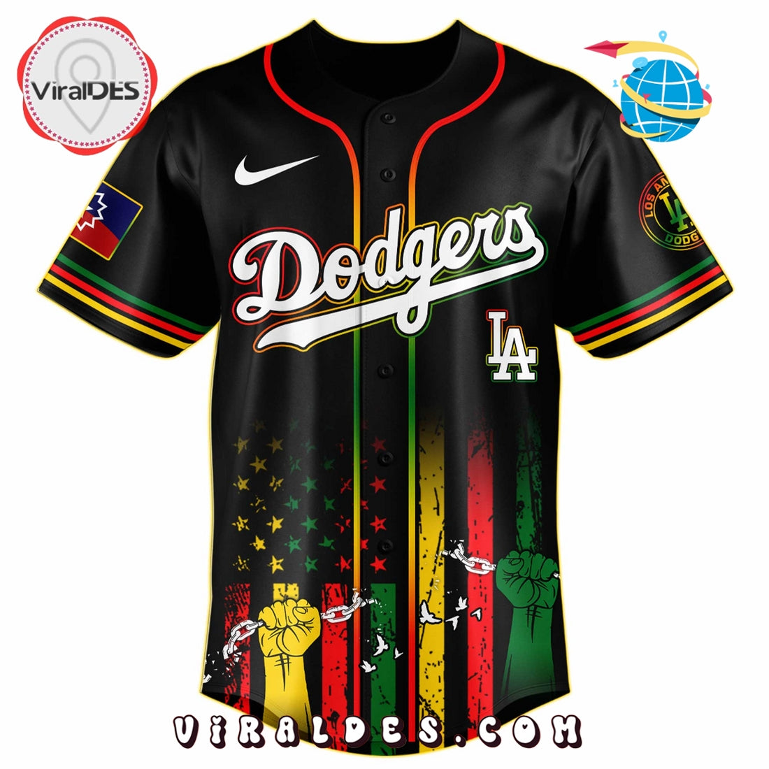 Los Angeles Dodgers x 2025 Juneteenth Day Jersey