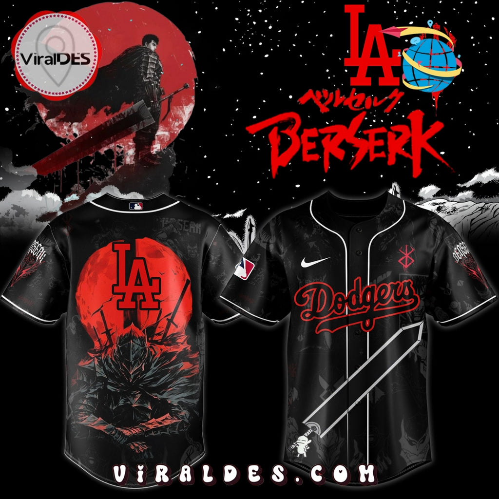 Los Angeles Dodgers x Berserk Limited Edition Baseball Jersey