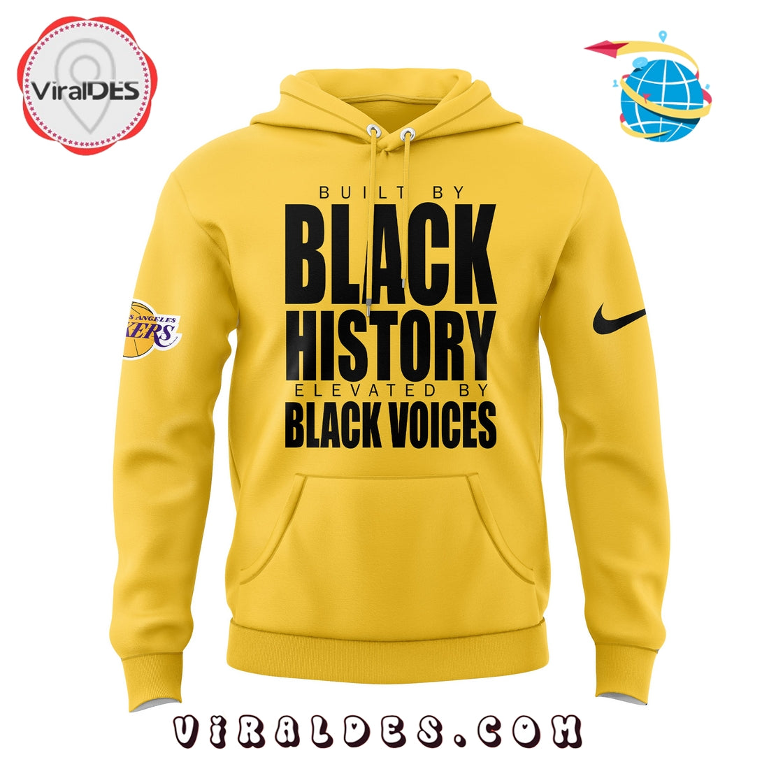 Los Angeles Lakers Black History Luka Doncic Hoodie