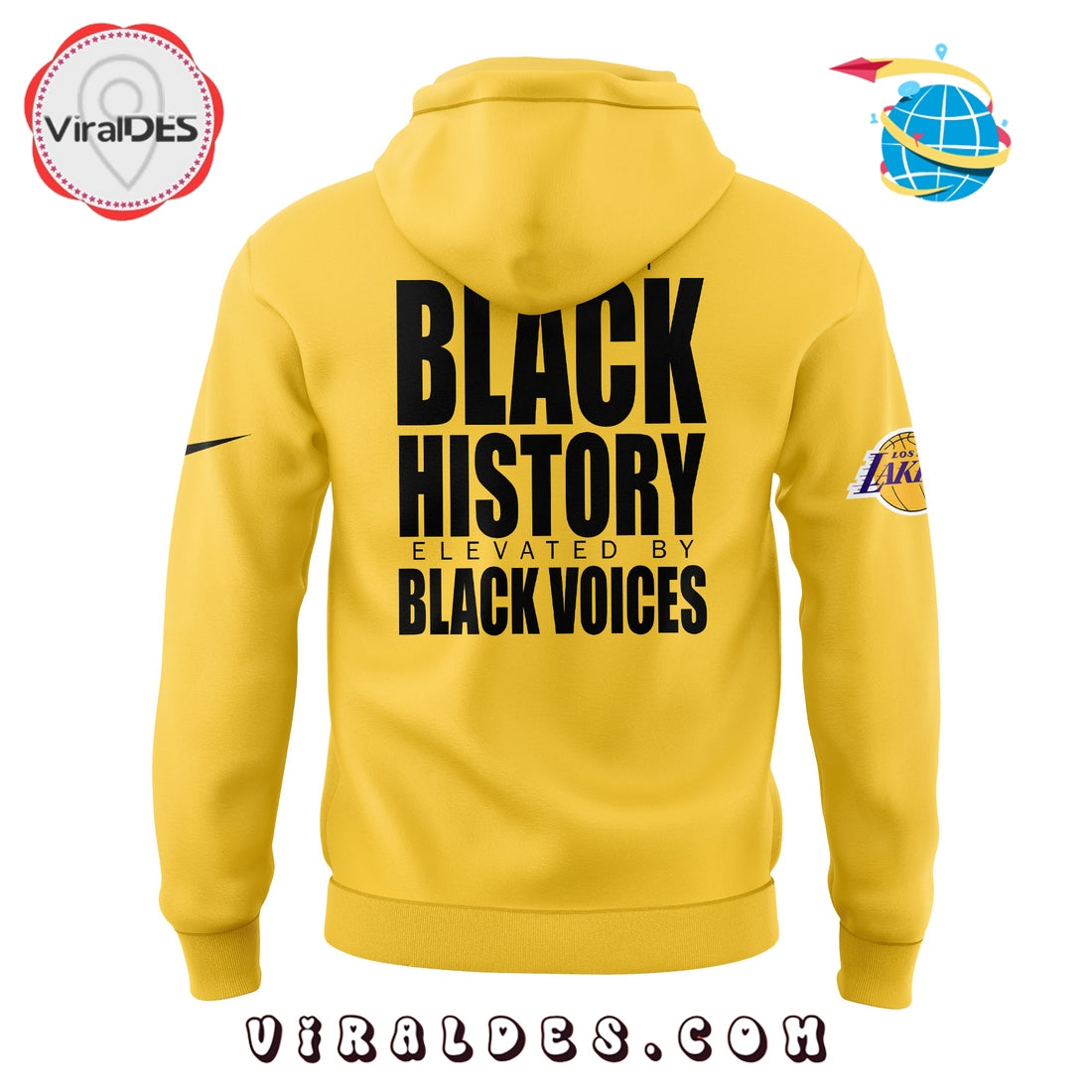 Los Angeles Lakers Black History Luka Doncic Hoodie