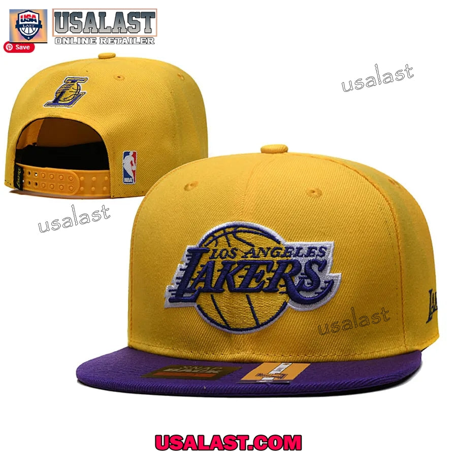 Los Angeles Lakers Gold Purple New Era Cap Hat