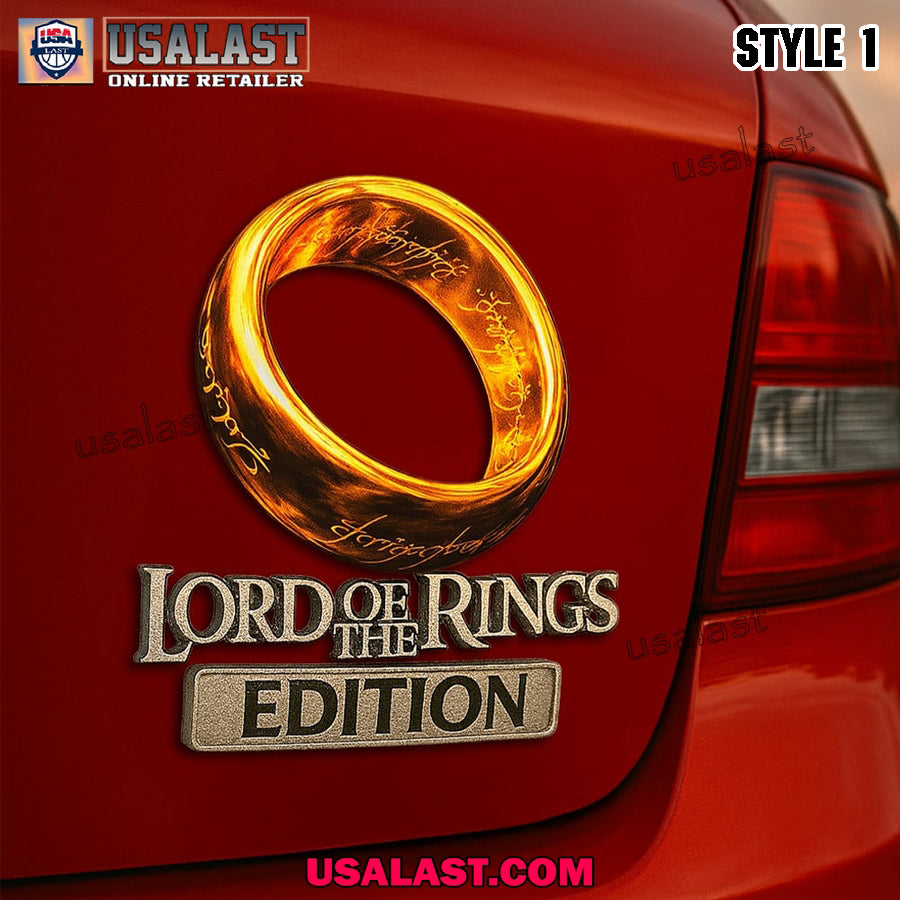 LOTR Edition Custom 3D Car Badge Sticker