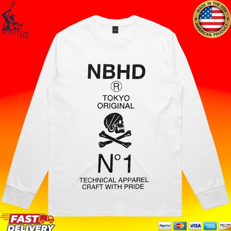 Louis Tomlinson Neighborhood NBHD Tokyo Original NH-1 Skull T-shirt