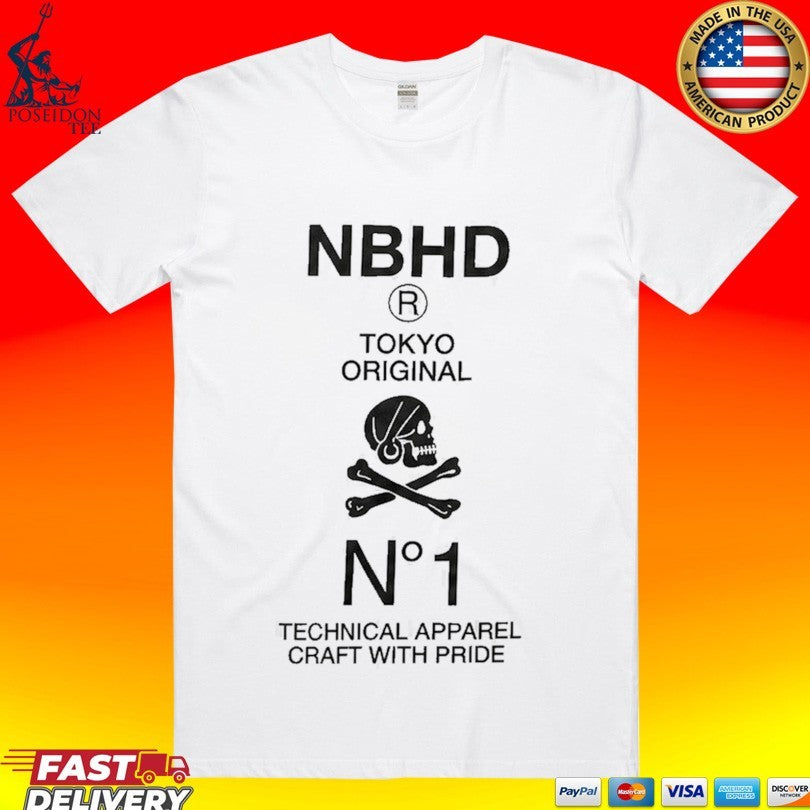 Louis Tomlinson Neighborhood NBHD Tokyo Original NH-1 Skull T-shirt