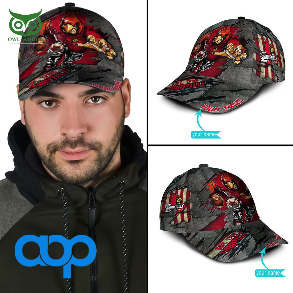 Louisville Cardinals New 2023 Personalized NCAA Printed Cap