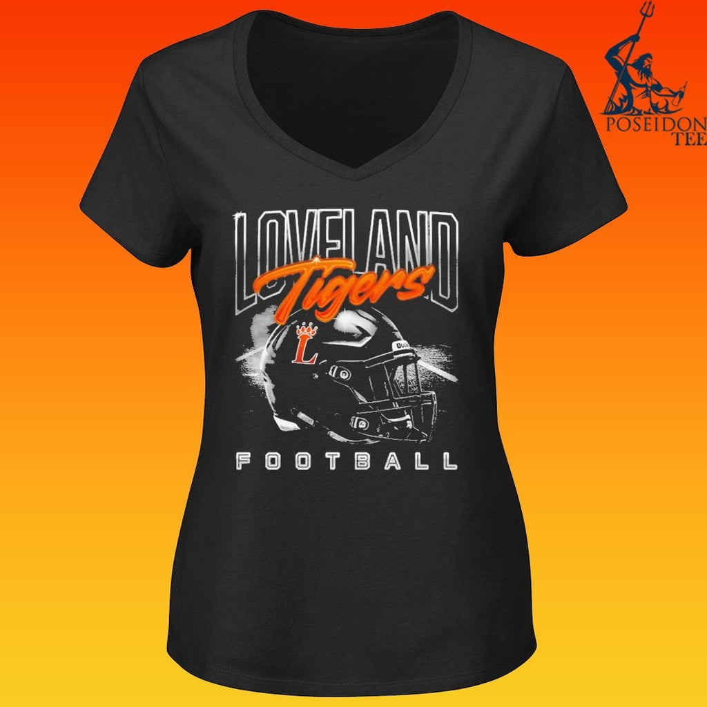 Loveland Tigers Helmet Football T-shirt