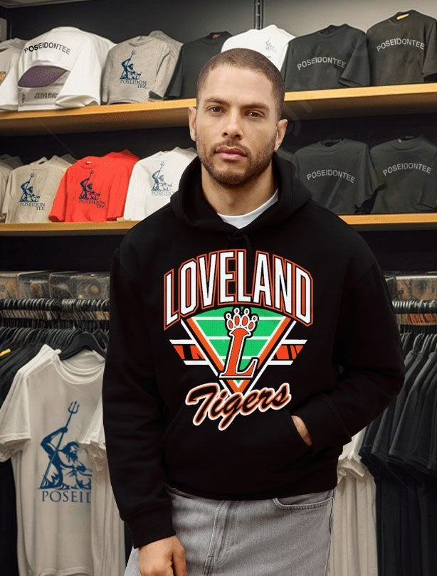 Loveland Tigers Retro Gridiron T-shirt