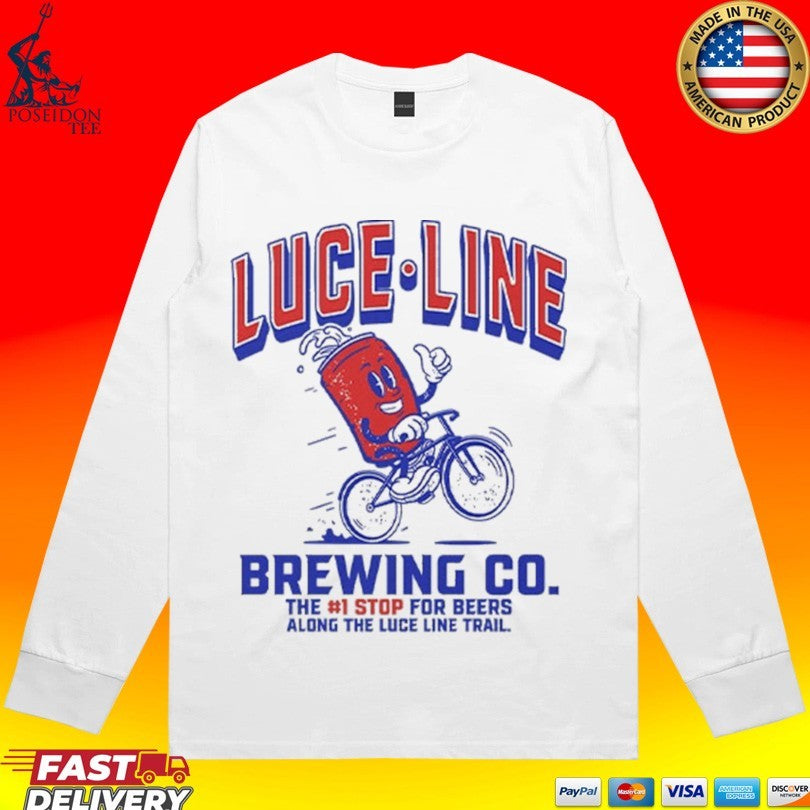 Luce Line Brewing Co The 1 Stop For Beers Along The Luce Line Trail T-shirt