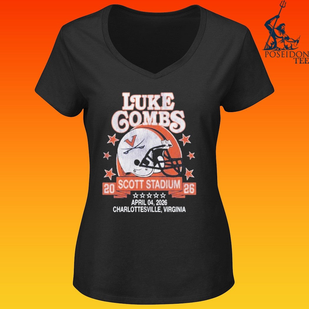 Luke Combs My Kinda Saturday Night Tour At Scott Stadium In Charlottesville T-shirt