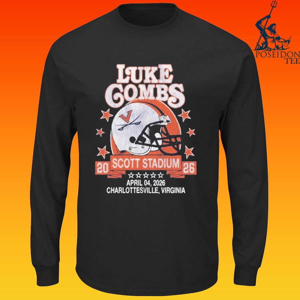 Luke Combs My Kinda Saturday Night Tour At Scott Stadium In Charlottesville T-shirt