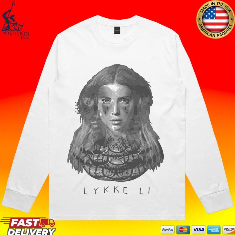 Lykke Li Noir Portrait T-shirt