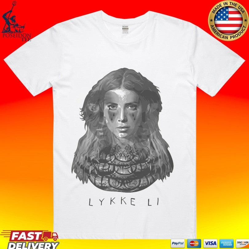Lykke Li Noir Portrait T-shirt