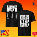 Lyrical Lemonade Summer Smash Festival 2026 Bridgeview Illinois Exclusive T-shirt