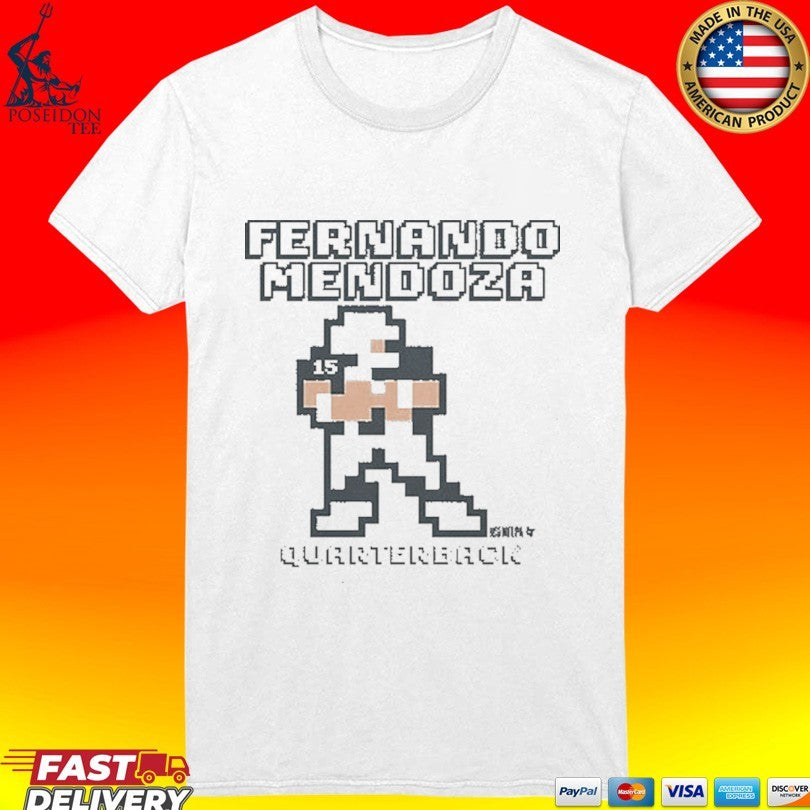 Fernando Mendoza Quarterback Vegas Retro Baller T-shirt