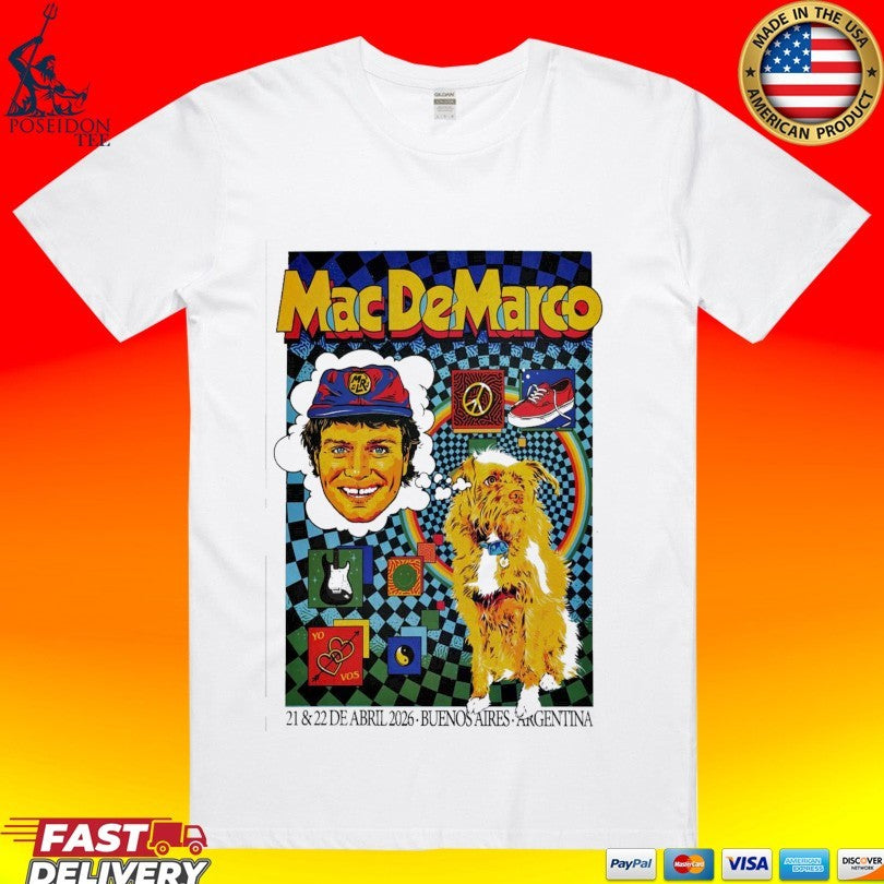 Mac Demarco Buenos Aires Argentina 4 21-4 22 2026 T-shirt