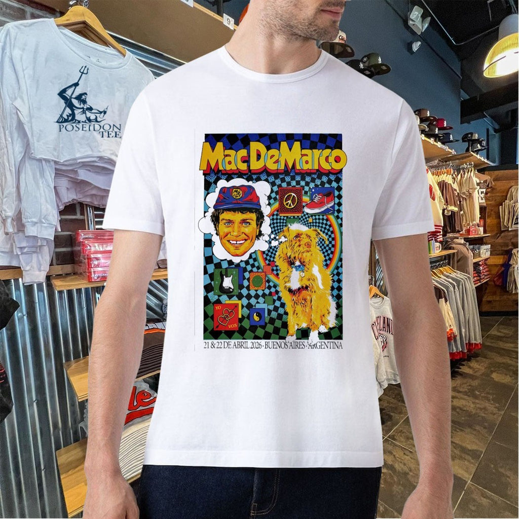 Mac Demarco Buenos Aires Argentina 4 21-4 22 2026 T-shirt
