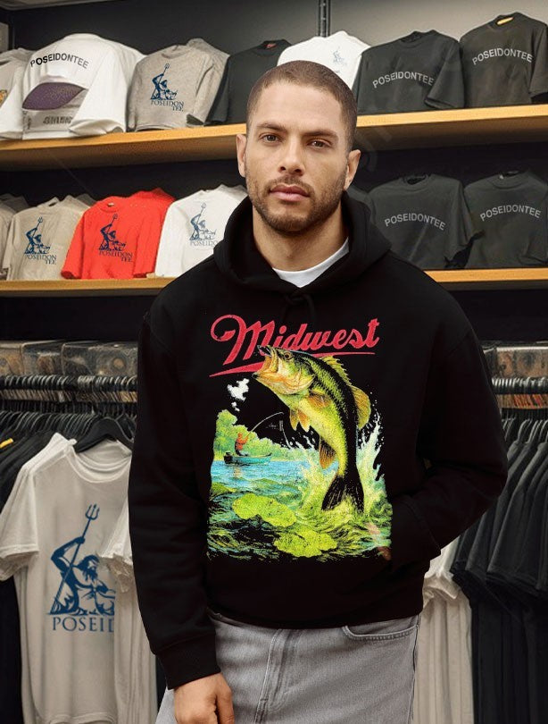 Made Mobb Midwest Bass Fishing T-shirt