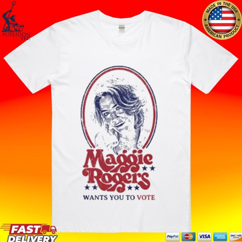 Maggie Rogers Mr Wants You To Vote T-shirt