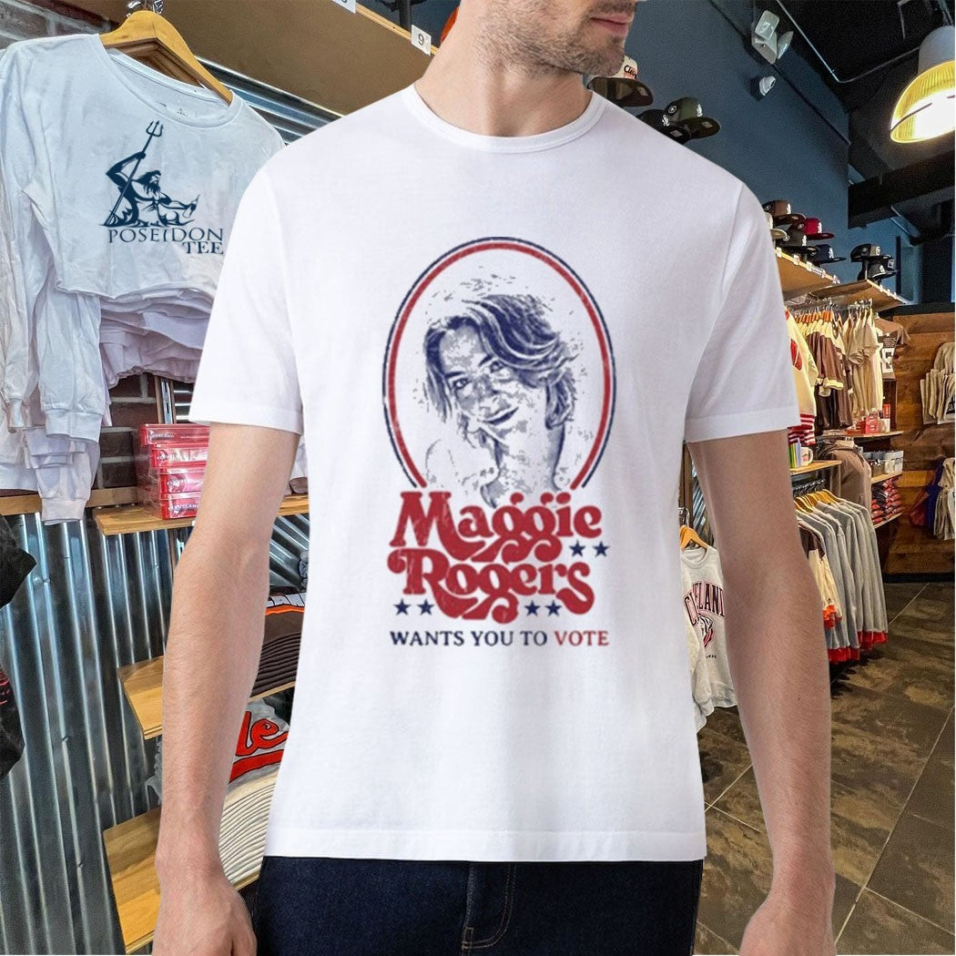 Maggie Rogers Mr Wants You To Vote T-shirt