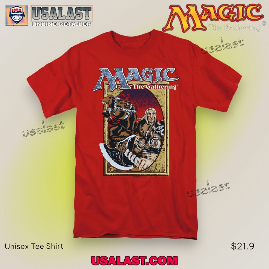 Magic The Gathering Black Knight Unisex Tee Shirt