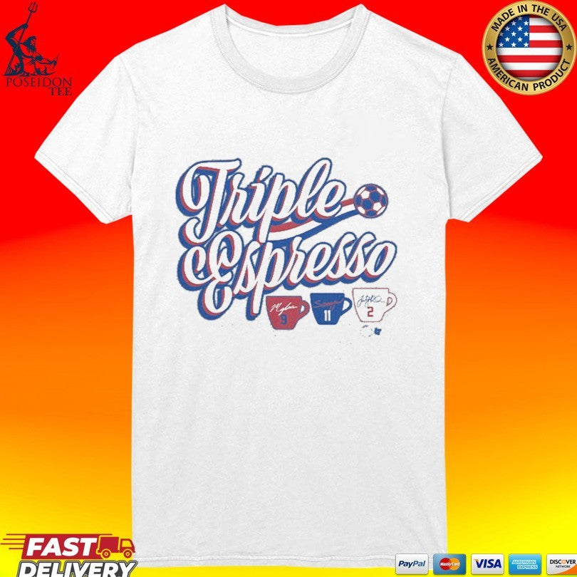 Mallory Swanson Trinity Rodman And Sophia Wilson Triple Espresso T-shirt