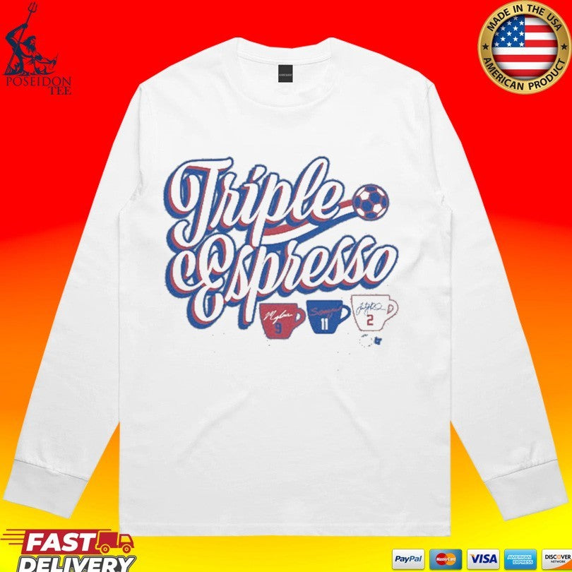 Mallory Swanson Trinity Rodman And Sophia Wilson Triple Espresso T-shirt