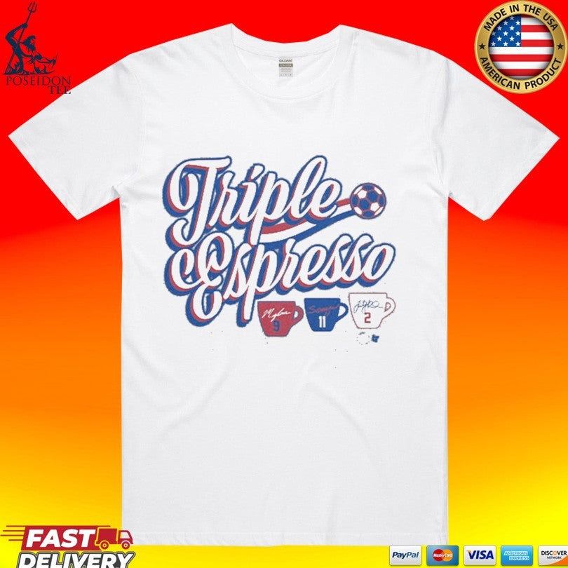 Mallory Swanson Trinity Rodman And Sophia Wilson Triple Espresso T-shirt