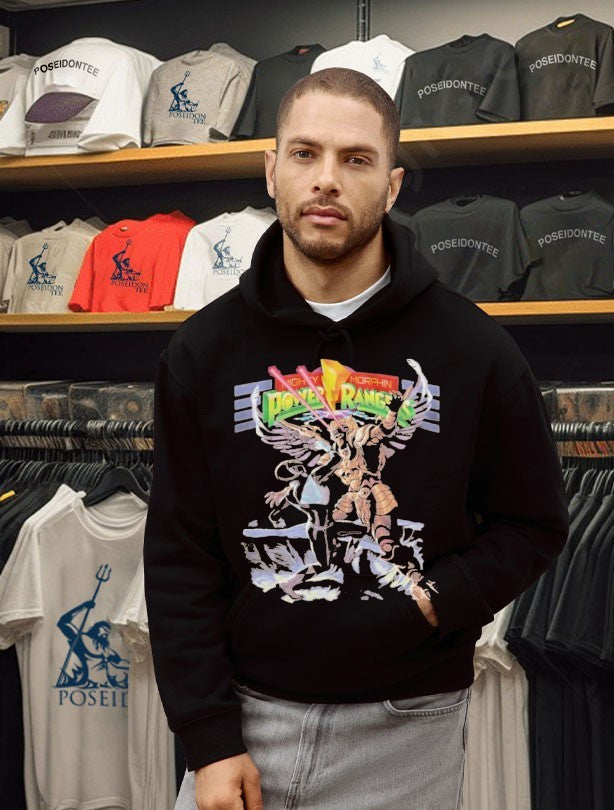 Mammoth Battle Mighty Morphin Power Rangers T-shirt