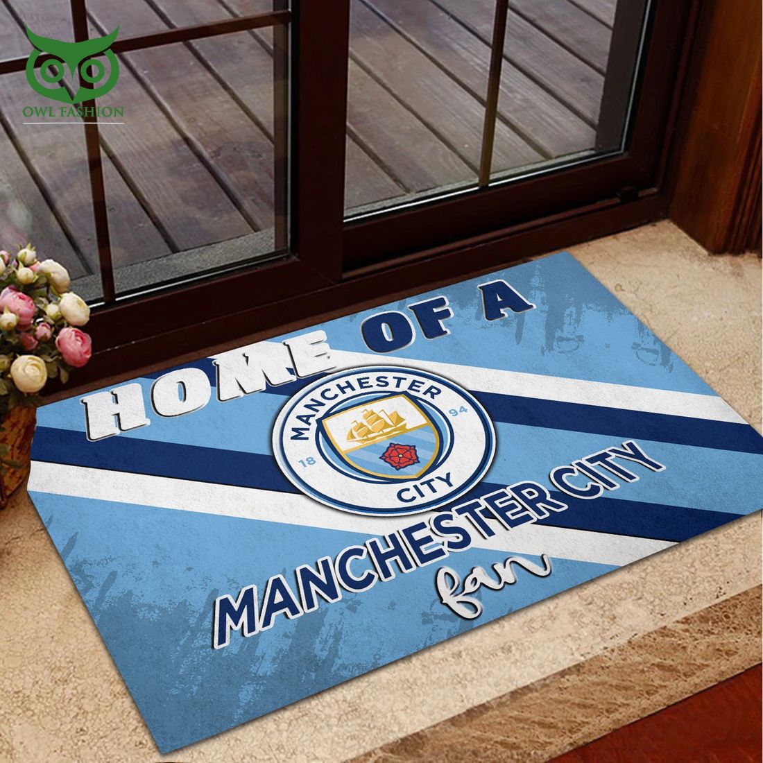 Manchester City F.C Premier League Custom Doormat