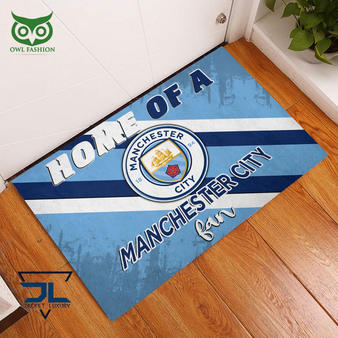 Manchester City F.C Premier League Custom Doormat