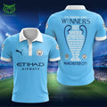 Manchester City FC Champions Team List 2023 3D Shirt