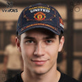 Manchester United Denim Distressed Premium Fashion Baseball Cap