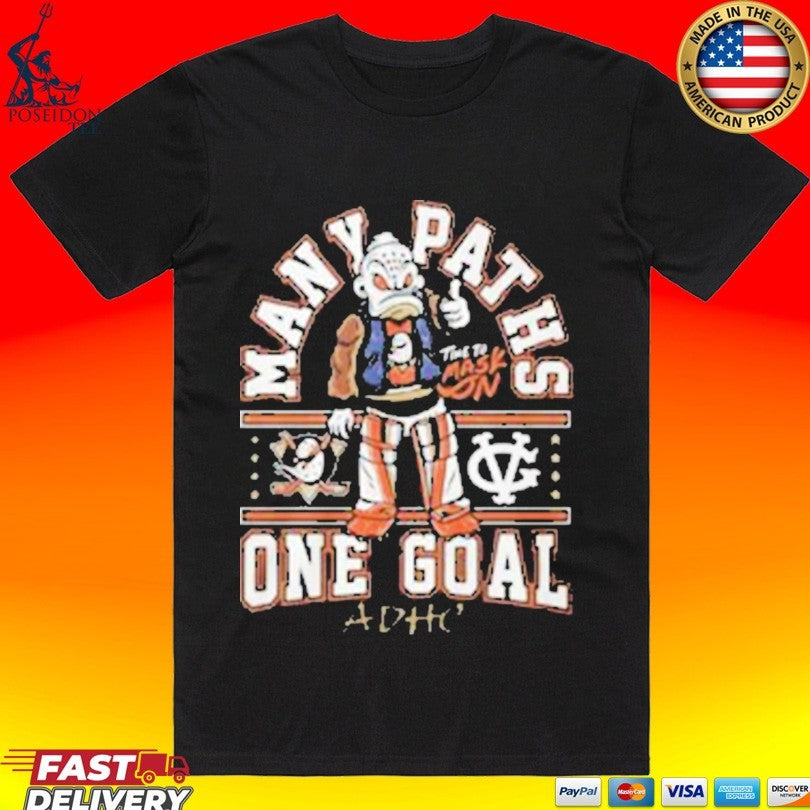 Many Paths Time To Mask One Goal ADHC T-shirt
