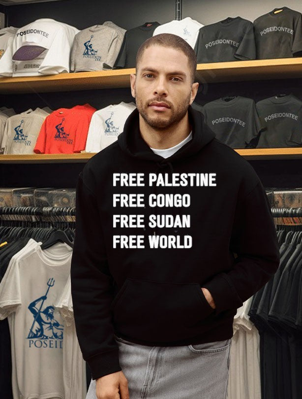 Marc Cucurella Free Palestine Free Congo Free Sudan Free World T-shirt